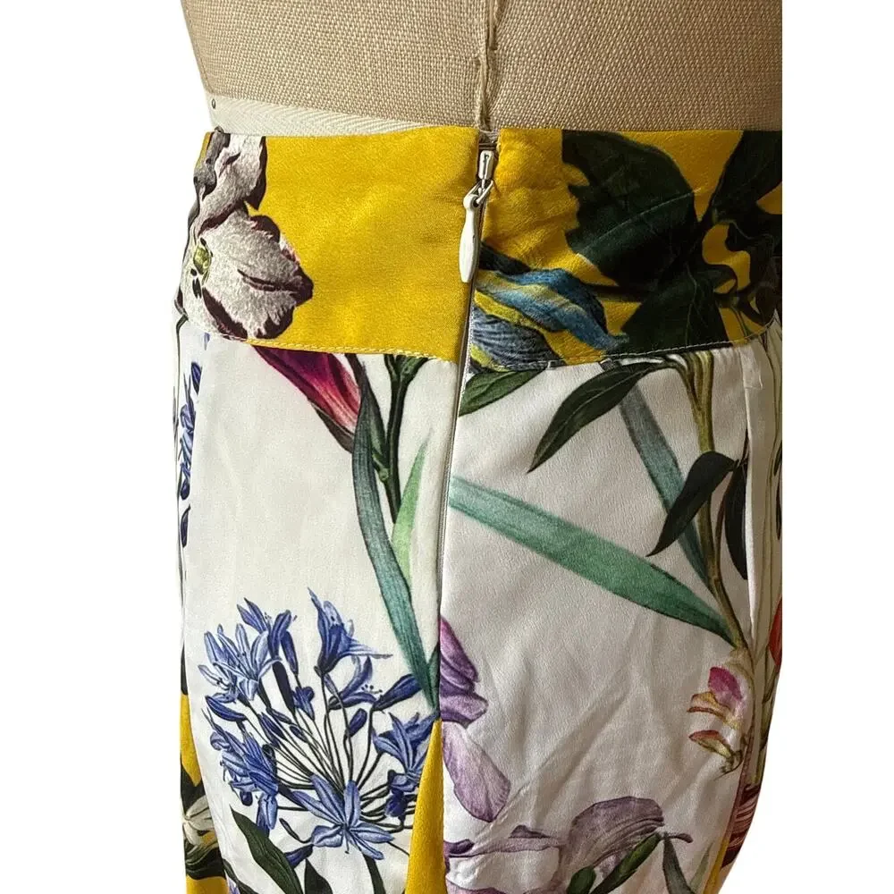 Rococo Sand Aprile Floral Maxi Skirt Size 6 Vacation Romantic Full Bright